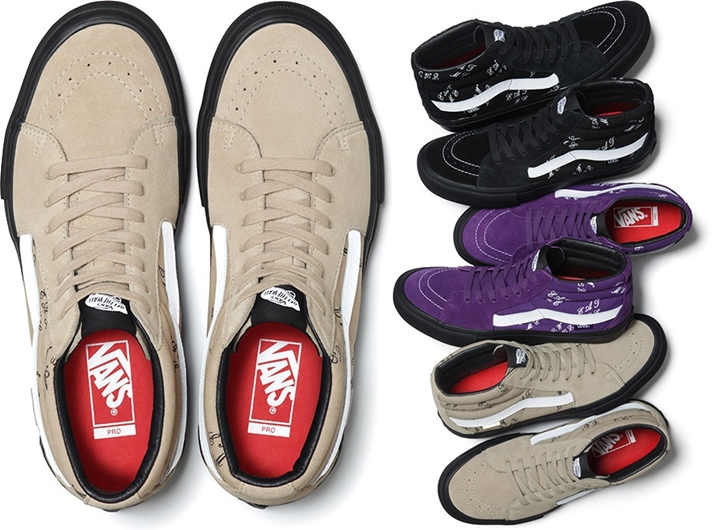 【速報】10/3から、シュプリーム (SUPREME) × バンズ (VANS)、Sk8-Mid 3カラーが発売！