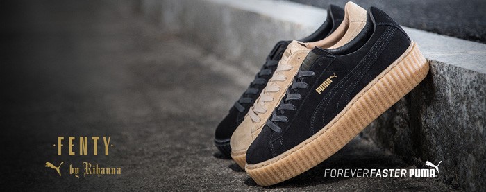 9/25から国内3店舗限定！リアーナ × プーマのコラボスニーカーが発売！「PUMA BY RIHANNA – SUEDE CREEPER」