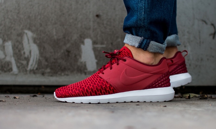 ナイキ ローシ ナチュラルモーション フライニット プレミアム "ジムレッド" (NIKE ROSHE NM FLYKNIT PREMIUM "GYM RED") [746825-600]