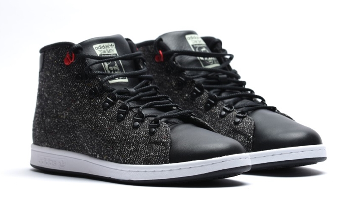 アディダス オリジナルス スタンスミス ウインター “コアブラック” (adidas Originals STAN SMITH WINTER “CORE BLACK”) [B24878]