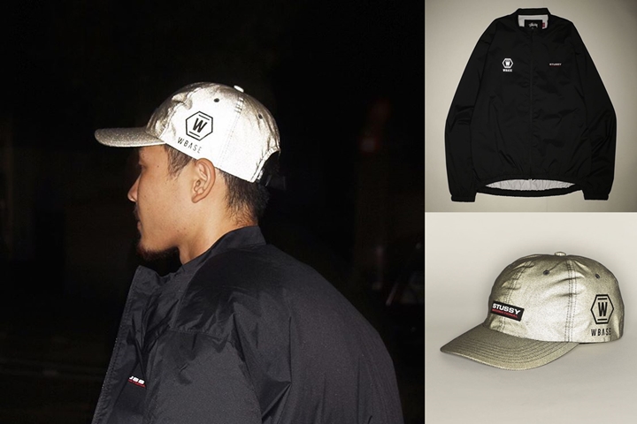 STUSSY × W-BASEのコラボアイテム「Reflective 6 Panel Cap」「Cycling Jacket」が9/26から発売！(ステューシー ダブルベース)