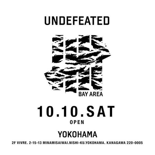 「UNDEFEATED YOKOHAMA」が10/10からオープン！記念アイテムもあるか？(アンディフィーテッド 横浜)