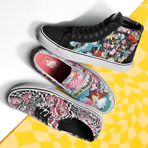 ディズニーのアリスが！101匹わんちゃんが！VANSのスニーカーになって10月発売！「バンズ Disney COLLECTION 2015 FALL」