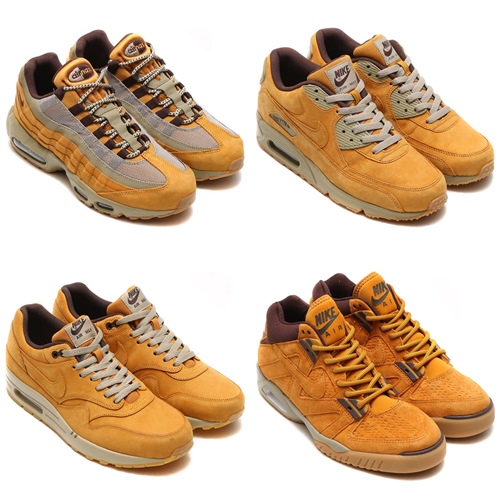 【先行予約開始】ナイキ スポーツウェア ウィート パック 2015 / AIR MAX 95,AIR MAX 1,AIR MAX 90,AIR TECH CHALLENGE III (NIKE SPORTSWEAR WHEAT PACK 2015) [538416-700] [683282-700] [705282-700] [749957-700]