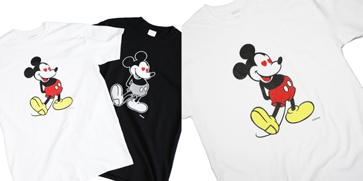 10/3から先行予約！ミッキーのパンツにラメ加工を施したJAM HOME MADE × Disney 「LOVE “MICKEY” Tee -WHITE-」 (ディズニー ジャムホームメイド)