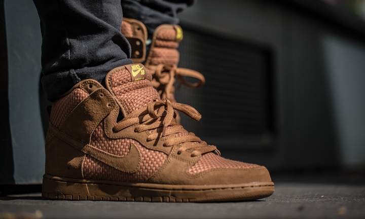 ナイキ ダンクSB ハイ ブラウンnike dunk sb high brown