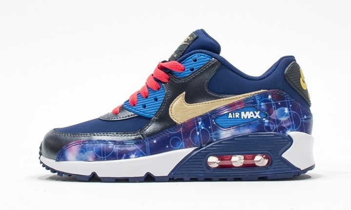 海外展開！ナイキ ウィメンズ エア マックス プレミアム プリント (NIKE WMNS AIR MAX 90 GS PREMIUM