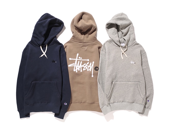 stussyコラボChampion フリース