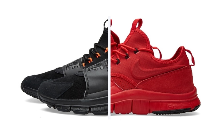 ナイキ フリー エース レザー “ブラック/ユニバーシティレッド” (NIKE FREE ACE LEATHER BLACK/UNIVERSITY RED) [749627-001] [749627-600]