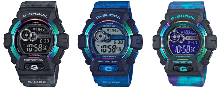 天空を彩る「オーロラ」をモチーフにデザインしたG-SHOCKが発売開始！(ジーショック Gショック) [GLS-8900AR-1JF,2JF,3JF]