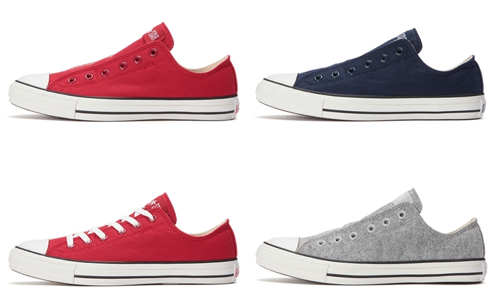 フェルト素材を採用した2WAY仕様のCONVERSE ALL STAR FELT SLIP OXが10月発売！(コンバース オールスター フェルト スリップ)