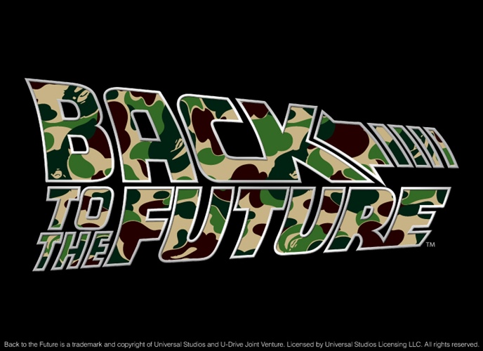 明日10/21からA BATHING APE × BACK TO THE FUTUREとのコラボTEEが5型発売！ (エイプ バック・トゥ・ザ・フューチャー)