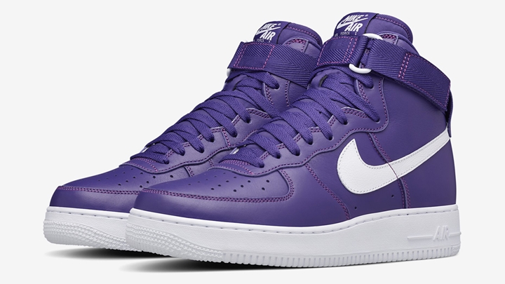 近日発売！ナイキ エア フォース 1 パープル/ホワイト (NIKE AIR FORCE 1 PURPLE/WHITE) [823297