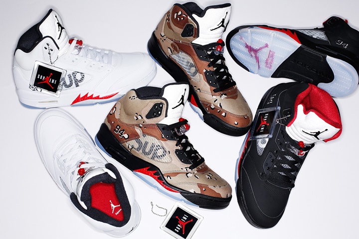 【公式発表】10/17発売！シュプリーム (SUPREME) × ナイキ ジョーダン 5 (NIKE JORDAN V)[824371-001] [824371-101 [824371-201]