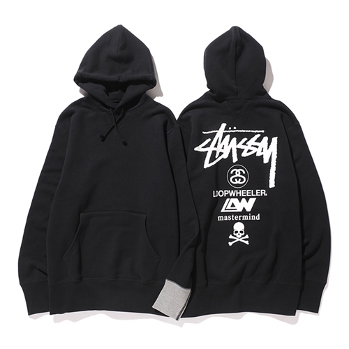 STUSSY × mastermind JAPAN × LOOPWHEELER