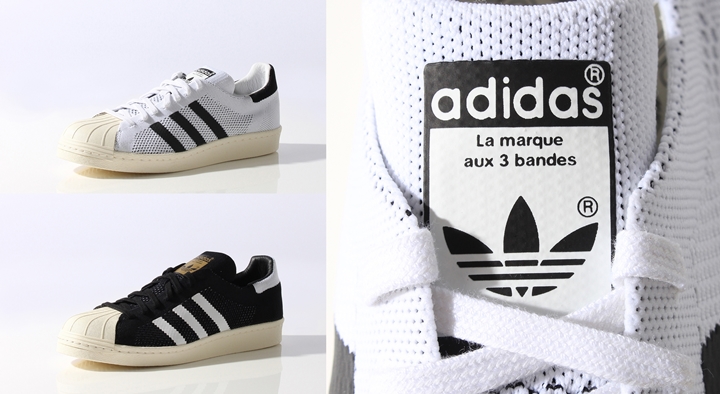 アディダス オリジナルス スーパースター 80s プライムニット (adidas Originals SUPERSTAR 80s PRIMEKNIT)が発売！ [S82779,80]