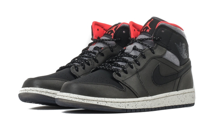 10月発売！ナイキ エア ジョーダン 1 ミッド 1 ブラック/インフラレッド (NIKE AIR JORDAN 1 MID BLACK/INFRARED) [811124-035]