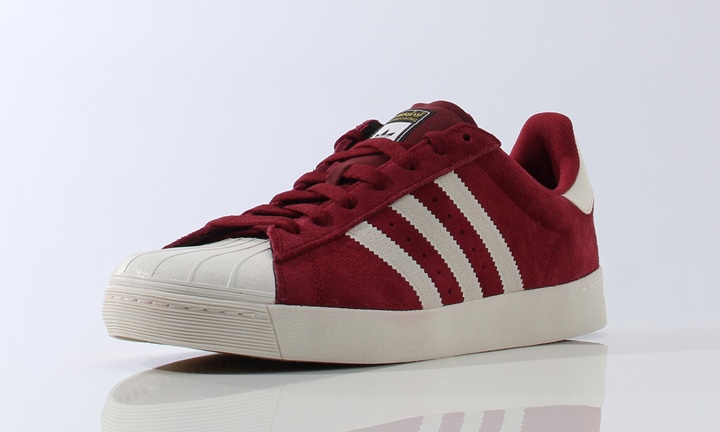 アディダス オリジナルス スーパースター バルカ バーガンディ (adidas Originls SUPERSTAR VULC Burgundy) [D68723]