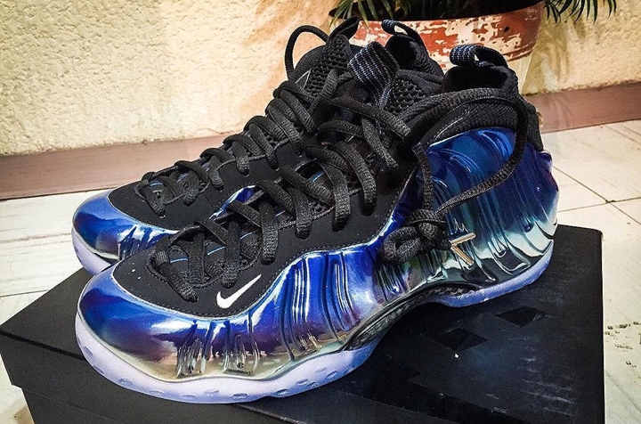 nike air foamposite one blue