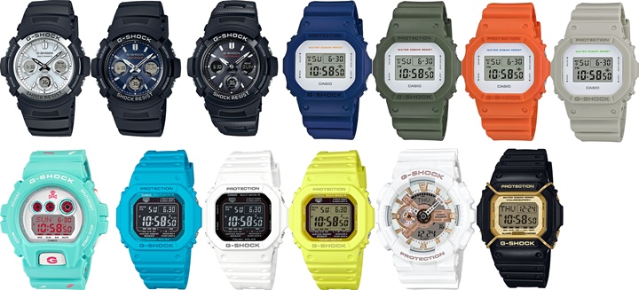 ジーショック (G-SHOCK)、2015年11月度の13種類が発売！今月はラバコレ&Johnny Cupcakesコラボ！