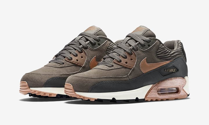 ナイキ ウィメンズ エア マックス 90 レザー アイアン (NIKE WMNS AIR MAX 90 LEATHER IRON) [768887-201]