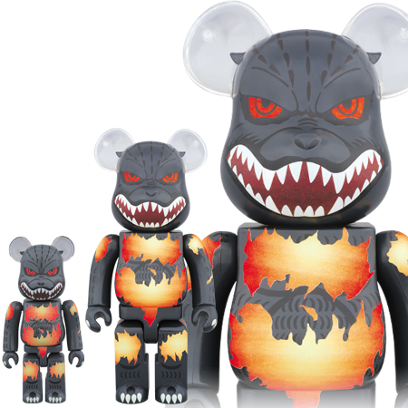 ゴジラVSデストロイア版 BE@RBRICK！大小様々なサイズが11/10まで予約