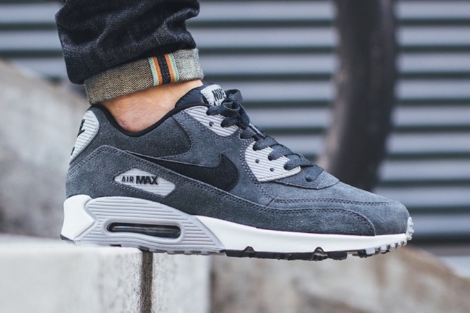 海外展開！ナイキ エアマックス 90 レザー “アントラシット” (NIKE AIR MAX 90 LEATHER “Anthracite”) [652980-012]