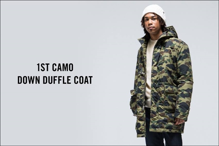 11/21からA BATHING APE 「M-65 JACKET」「1ST CAMO DOWN DUFFLE COAT」が発売！ (エイプ)