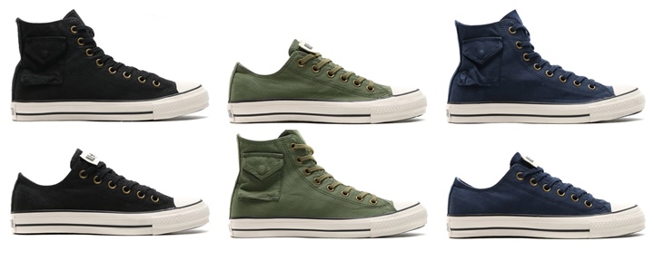 ミリタリーウェア M-65をイメージしたコンバース オールスターが12月発売！(CONVERSE ALL STAR M-65 OX/HI)