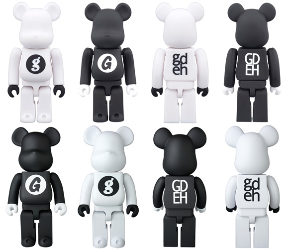 GOODENOUGH 25周年記念！ラバー仕様の100% 400% WHITE BLACK BE@RBRICKが11/28から発売！ (グッドイナフ ベアブリック)