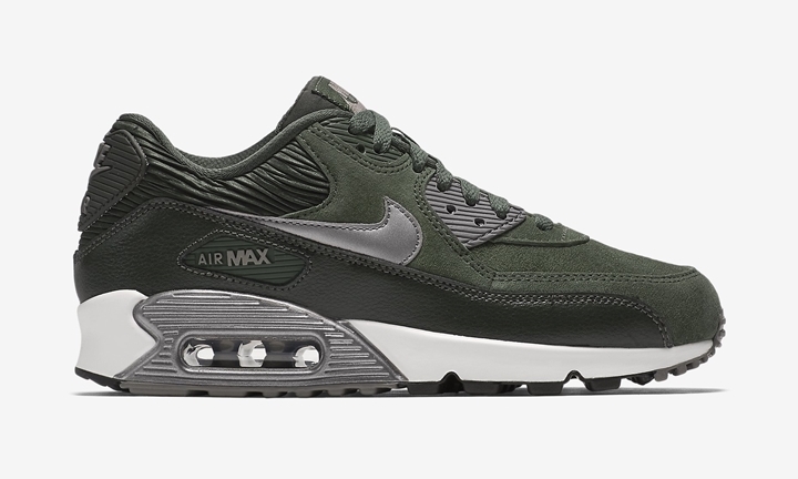 海外展開！ナイキ エア マックス 90 レザー カーボングリーン (NIKE AIR MAX 90 LEATHER Carbon Green