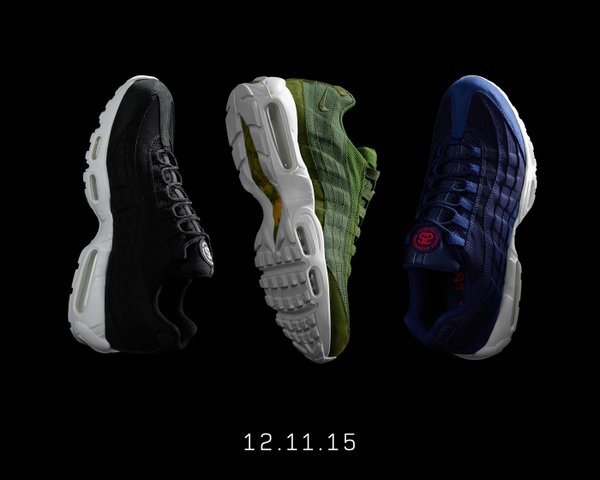 【速報】12/11発売予定！ステューシー × ナイキ エア マックス 95 (STUSSY NIKE AIR MAX 95)