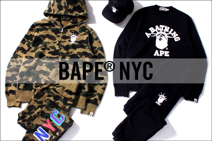 12/5からA BATHING APE 「BAPE NYC」「BOA VARSITY JACKET」「ALAN KNIT」が発売！ (エイプ)