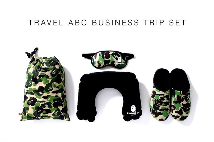 12/12発売！BAPE TRAVEL COLLECTIONからA BATHING APEの定番「ABC CAMO」の旅セット登場！(エイプ)