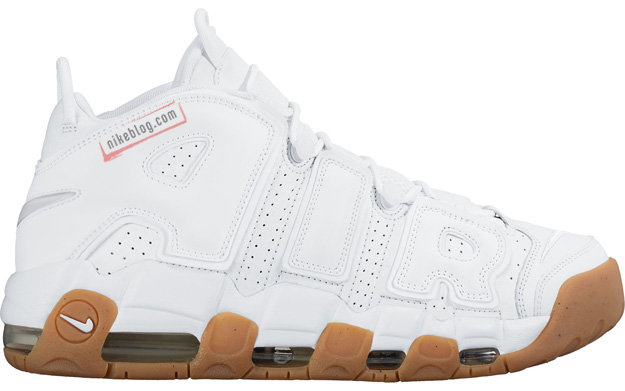 【2016年復刻】ナイキ エア モア アップテンポ ホワイト/ガム (NIKE AIR MORE UPTEMPO WHITE/GUM)