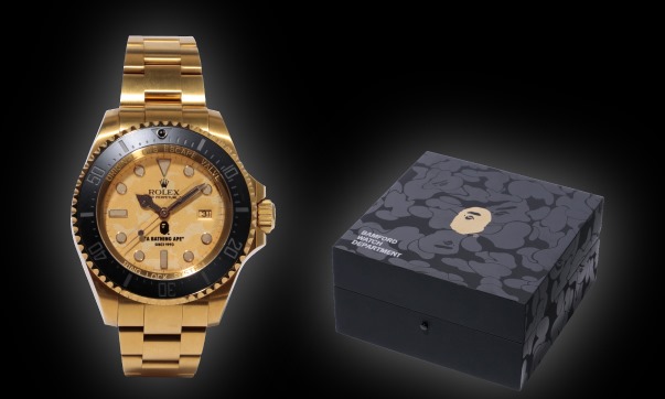 全世界4本限定！A BATHING APE BLACK x Bamford Watch Department 「Rolex Deepsea」が12/19から発売！ (ア ベイシング エイプ ブラック ロレックス)