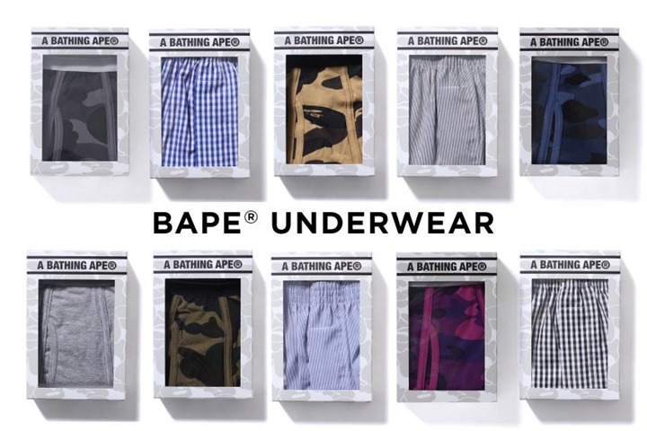 12/19からA BATHING APE 「BAPE UNDERWEAR COLLECTION」の新作が発売！ (エイプ アンダーウェア)