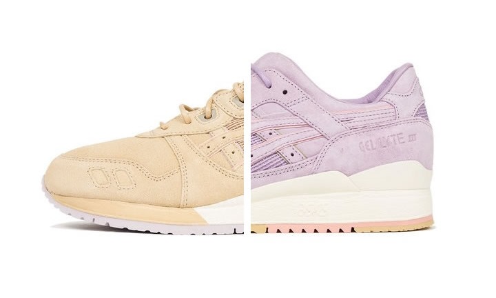 12/30発売！CLOT x ASICS GEL-LYTE III "Sand & Lavender" (クロット アシックス ゲルライト3 "サンド & ラベンダー")