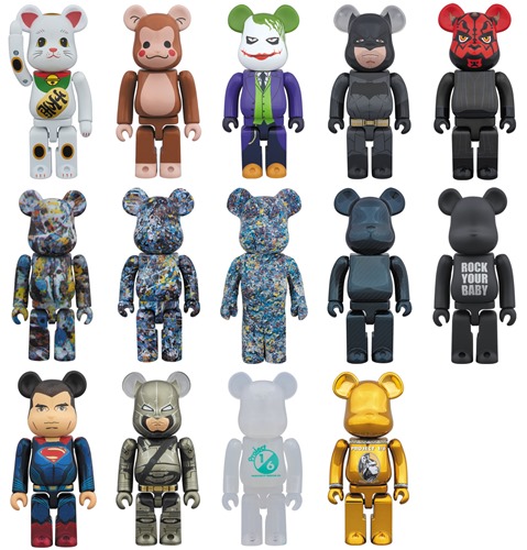 ダースモール、バットマン、ジョーカー等、受注生産限定ベアブリック2015年12月度！ (BE@RBRICK)