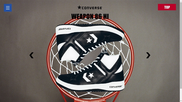 2月発売！コンバース ウエポン 86 ハイ /スエード OX (CONVERSE WEAPON 86 HI/SUEDE OX)