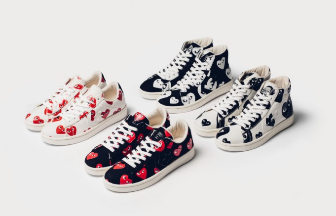 海外展開！CONVERSE x PLAY Comme Des Garcons "Pro Leather Collection" (コンバース プレイ コム・デ・ギャルソン)