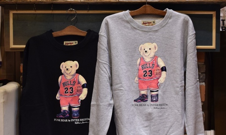 マイケル・ジョーダンに扮したアイテムも！INTERBREED 2016 First ITEM 「FBI CREW NECK SWEAT -MJ BEAR/-Mr.90’s」が1/2から発売！ (インターブリード)