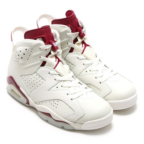 atmosで12/26 21時から再販！エア ジョーダン 6 レトロ “マルーン” (NIKE AIR JORDAN 6 RETRO “MAROON”) [384664-116]