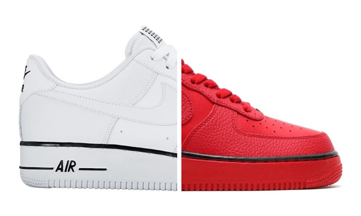 2016年 春モデル！シュータンが印象的なナイキ エア フォース 1 ロー (NIKE AIR FORCE 1 LOW WHITE/GYM RED 206 spring) [488298-160,627]