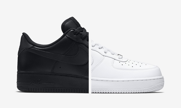 超ド定番！ナイキ エア フォース 1 ロー オールブラック/オールホワイト (NIKE AIR FORCE 1 LOW Black/White