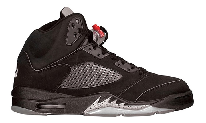 26.5 AIR JORDAN 5  OG BLACK METALLIC