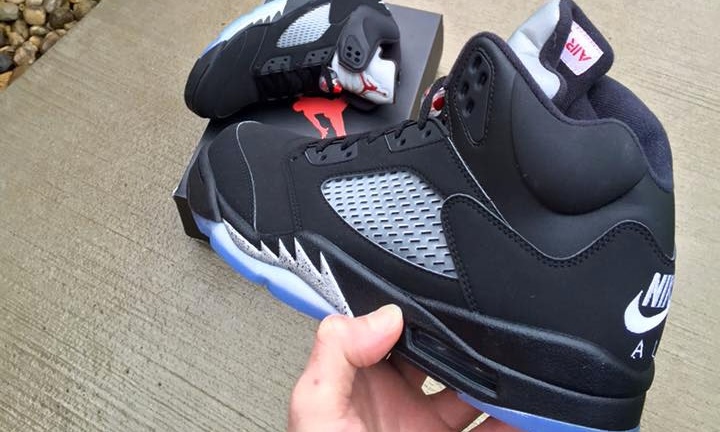 26.5 AIR JORDAN 5  OG BLACK METALLIC