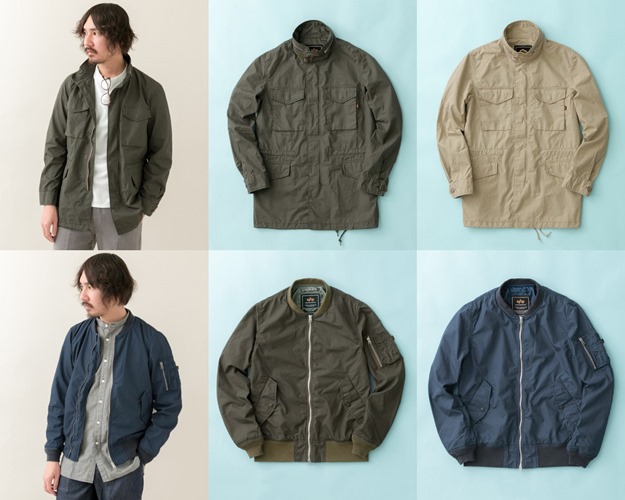 ALPHA INDUSTRIES × URBAN RESEARCH iD 「M-65 COAT」「MA-1 JACKET」が2月中旬発売