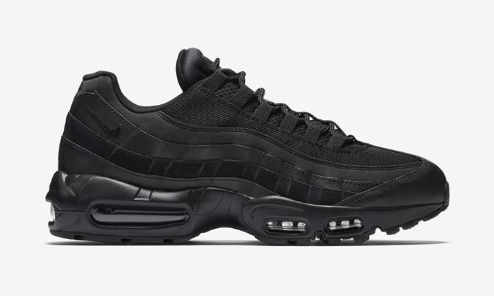 トリプルブラックのナイキ エア マックス 95 エッセンシャルが海外展開！ (NIKE AIR MAX 95 ESSENTIAL Black/Black/Black) [749766-009]