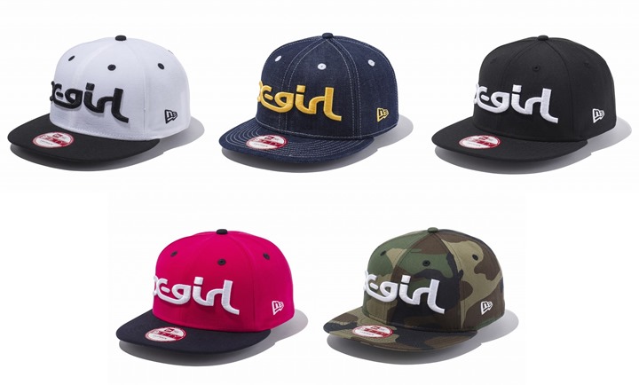 X-girl × New Era 9FIFTY 5モデルが発売！ (エックスガール ニューエラ)